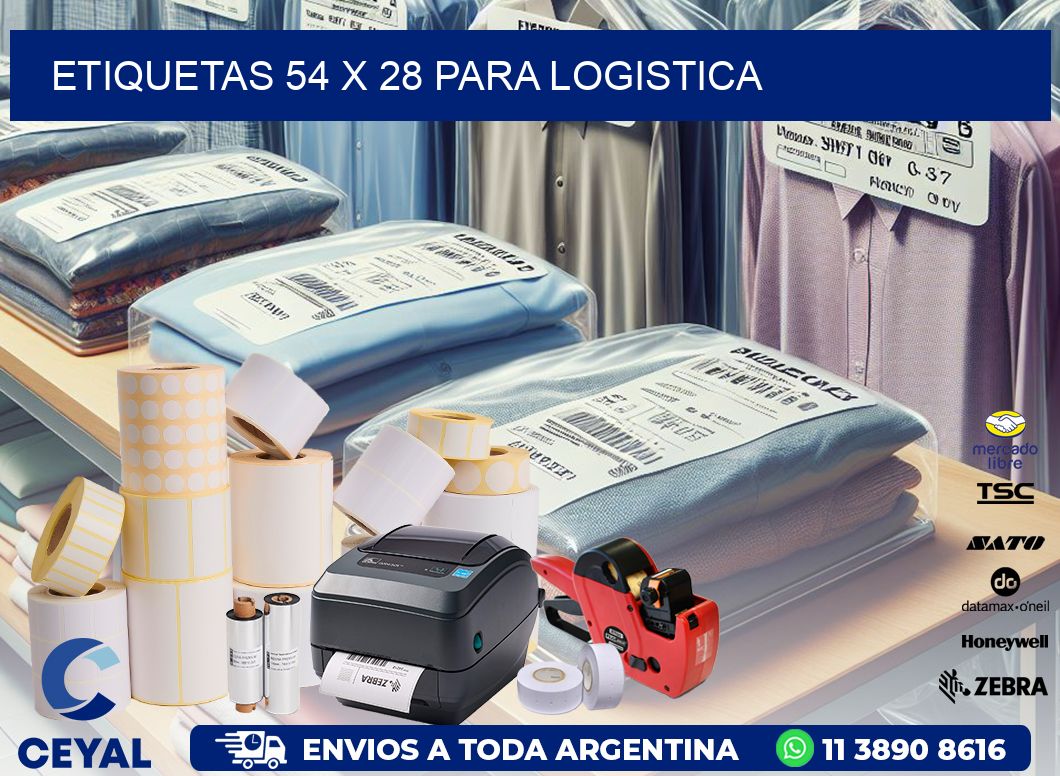 ETIQUETAS 54 x 28 PARA LOGISTICA