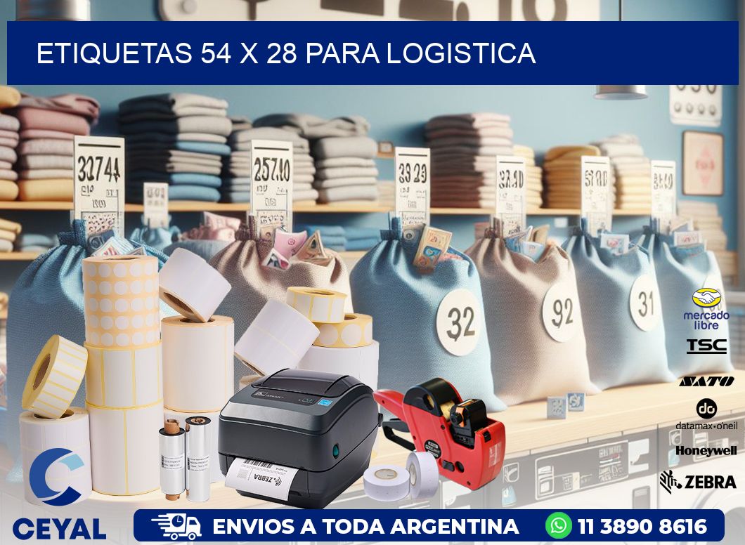 ETIQUETAS 54 x 28 PARA LOGISTICA