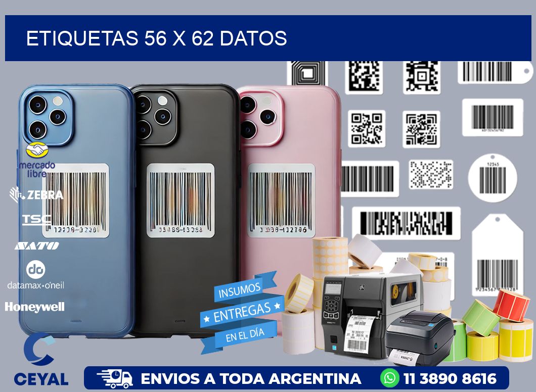 ETIQUETAS 56 x 62 DATOS
