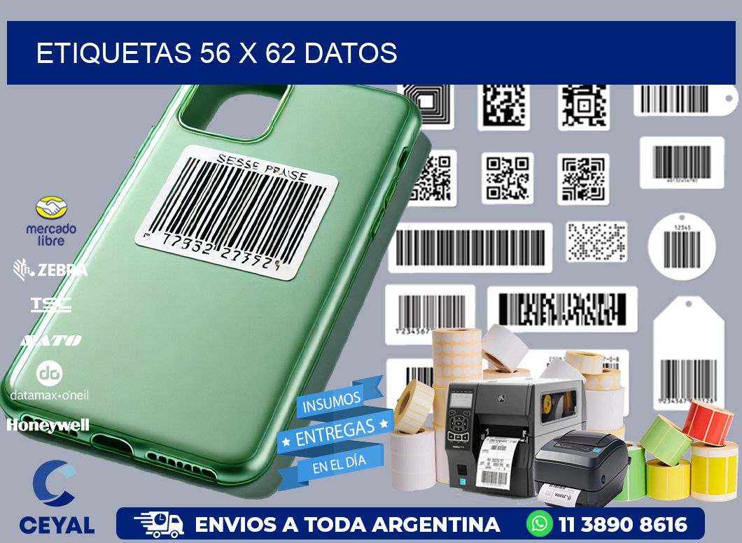 ETIQUETAS 56 x 62 DATOS