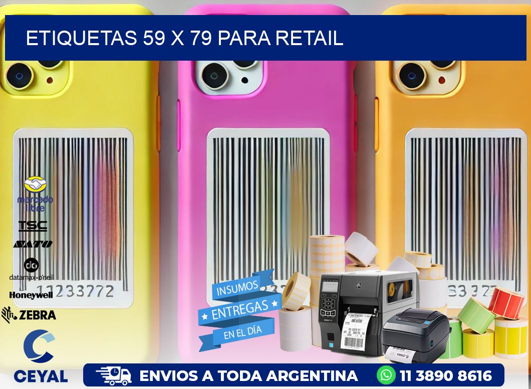 ETIQUETAS 59 x 79 PARA RETAIL