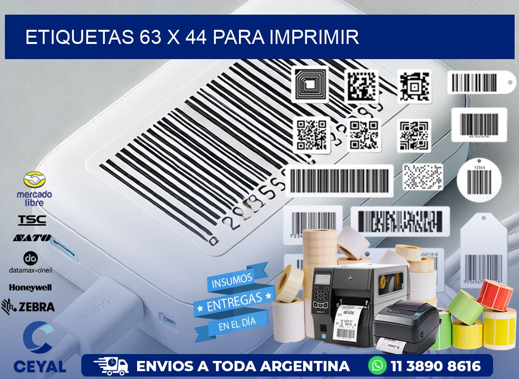 ETIQUETAS 63 x 44 PARA IMPRIMIR
