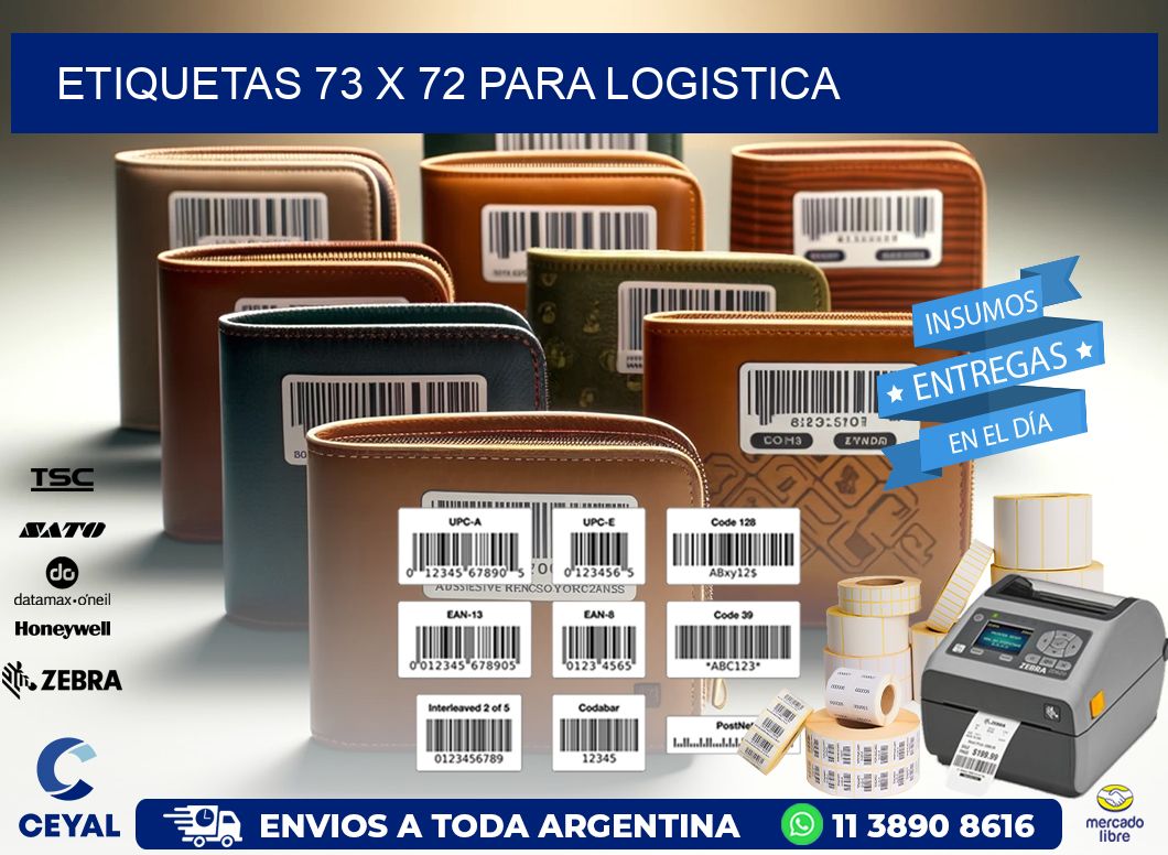 ETIQUETAS 73 x 72 PARA LOGISTICA