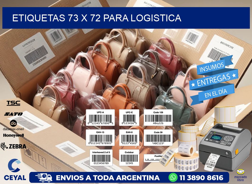 ETIQUETAS 73 x 72 PARA LOGISTICA