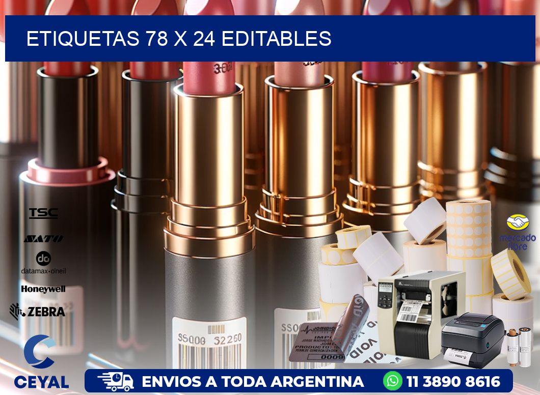 ETIQUETAS 78 x 24 EDITABLES