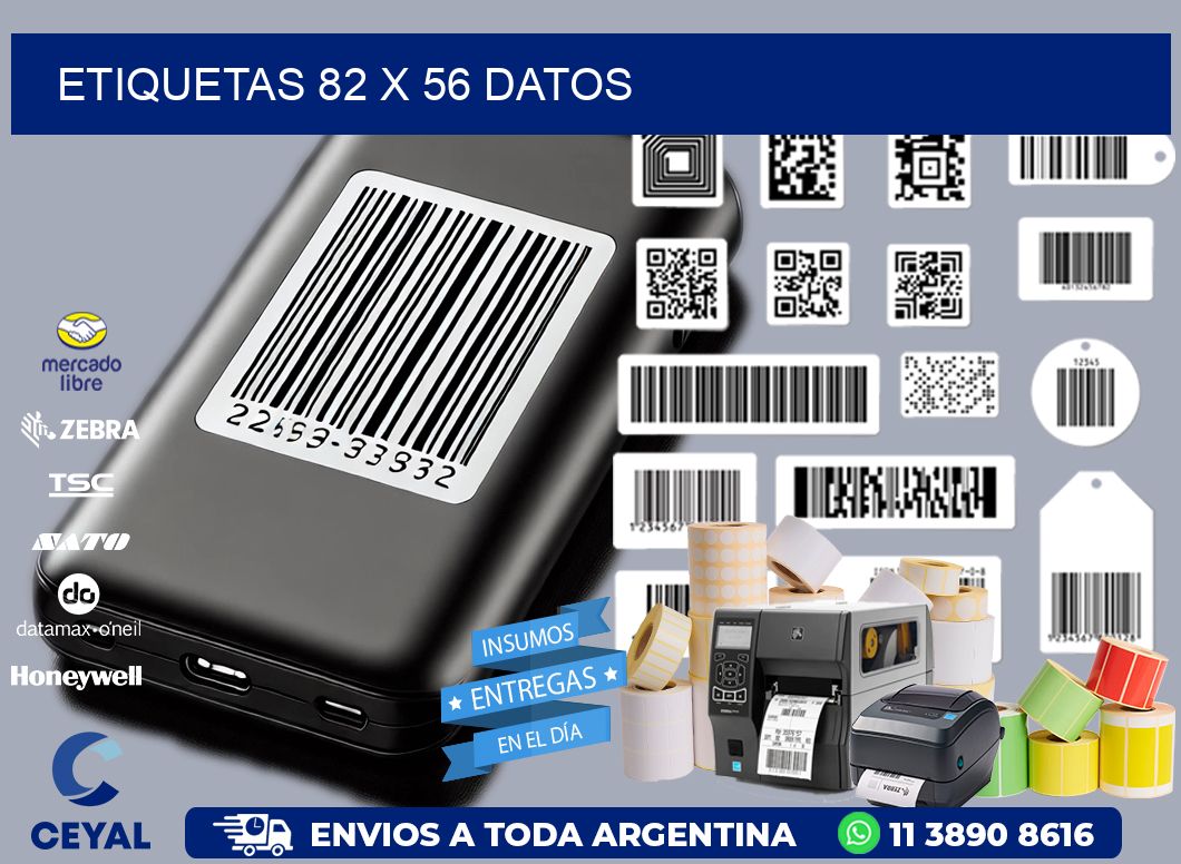 ETIQUETAS 82 x 56 DATOS