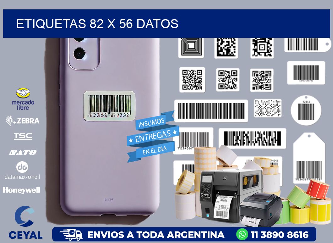 ETIQUETAS 82 x 56 DATOS