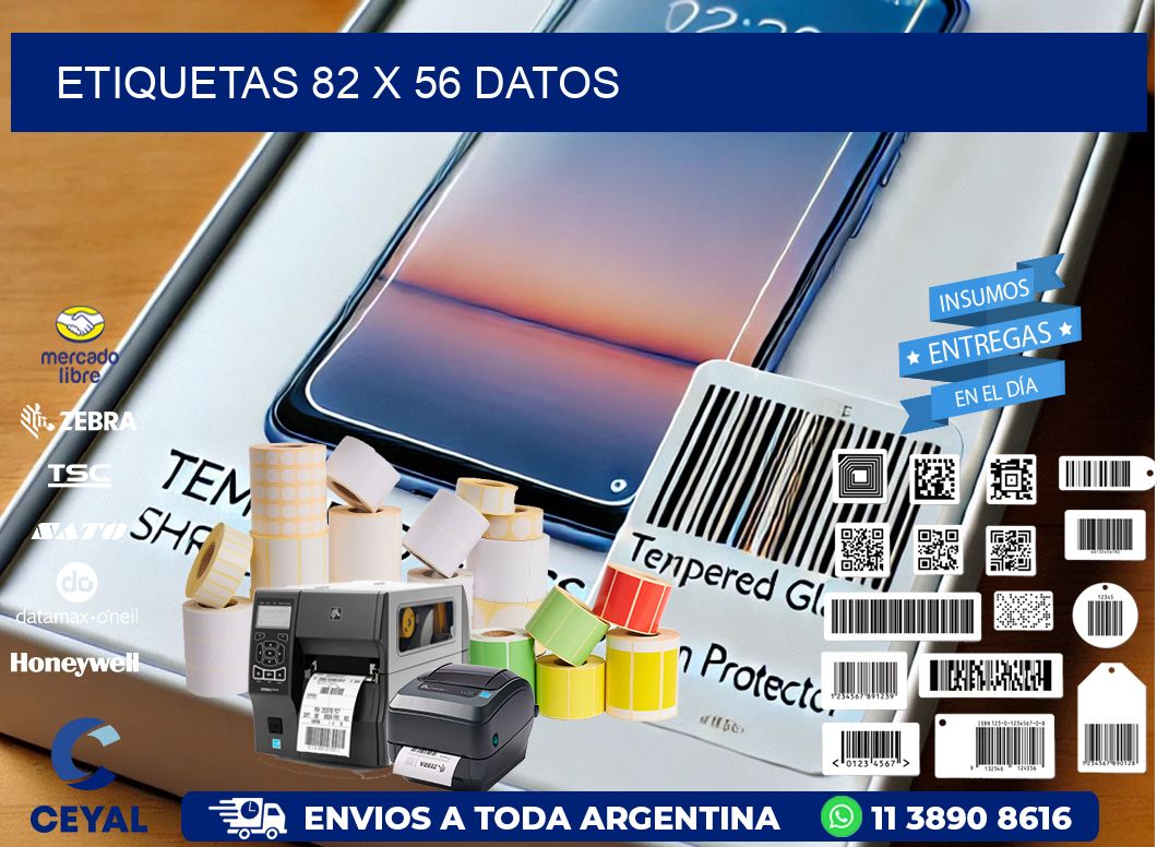 ETIQUETAS 82 x 56 DATOS