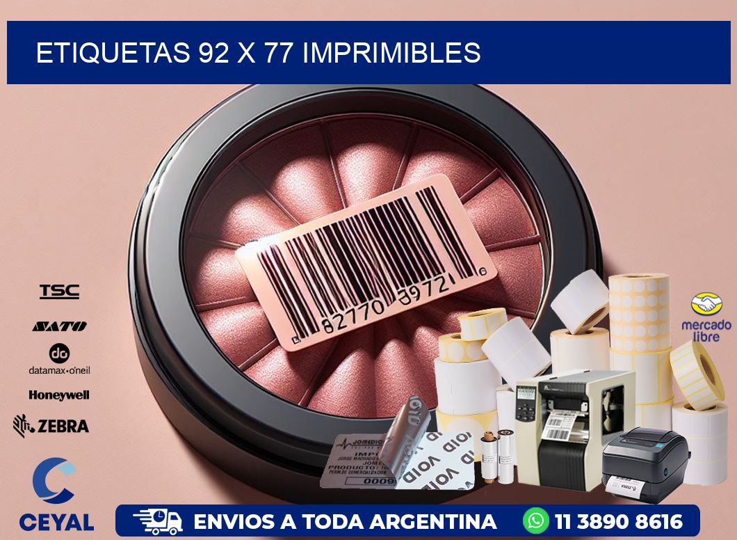 ETIQUETAS 92 x 77 IMPRIMIBLES