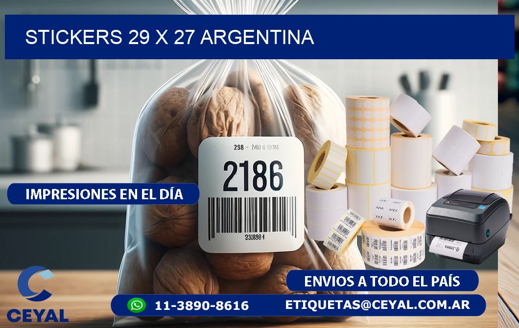 STICKERS 29 x 27 ARGENTINA