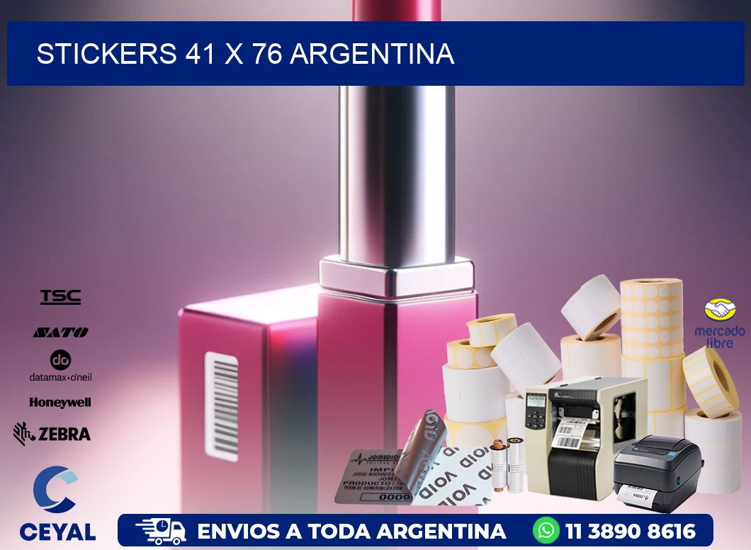 STICKERS 41 x 76 ARGENTINA