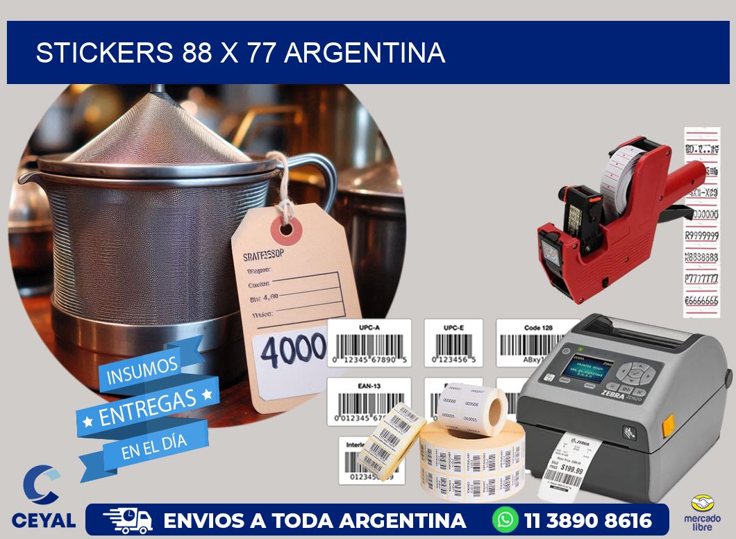 STICKERS 88 x 77 ARGENTINA