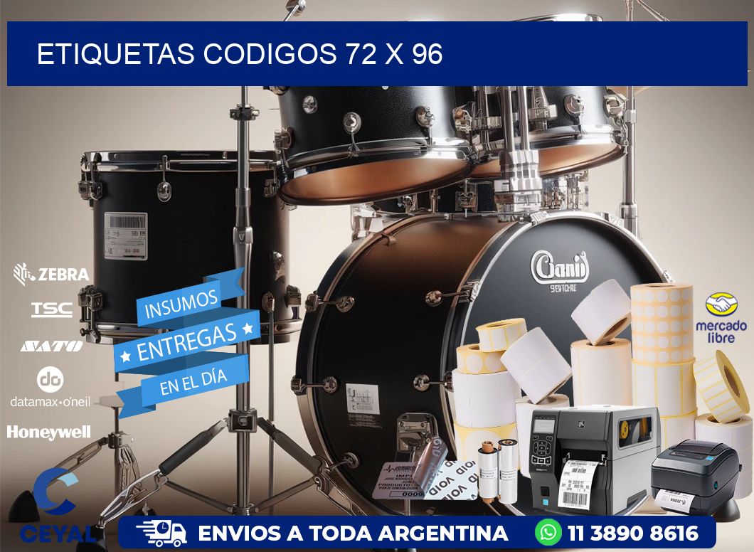 etiquetas codigos 72 x 96