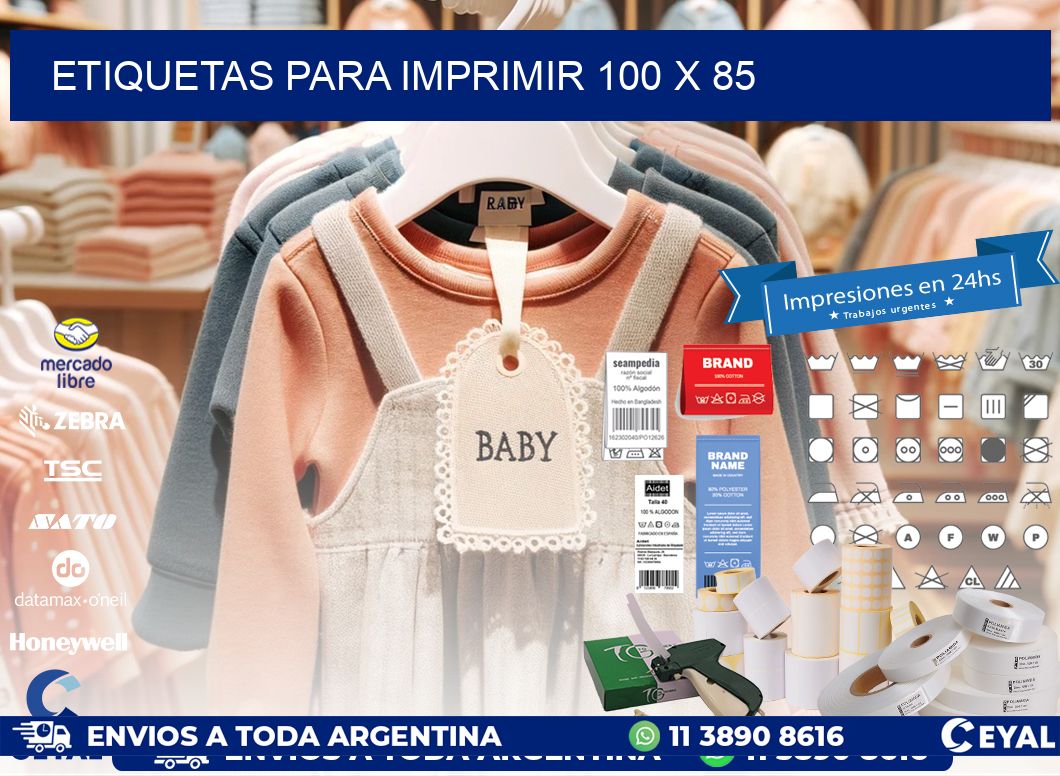 etiquetas para imprimir 100 x 85