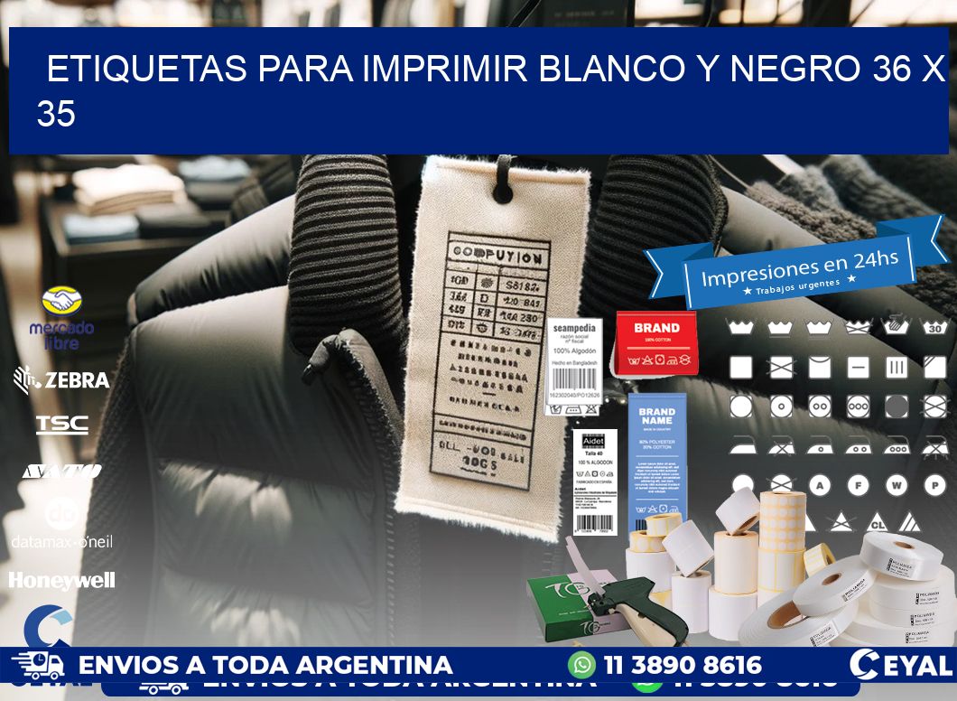 etiquetas para imprimir blanco y negro 36 x 35