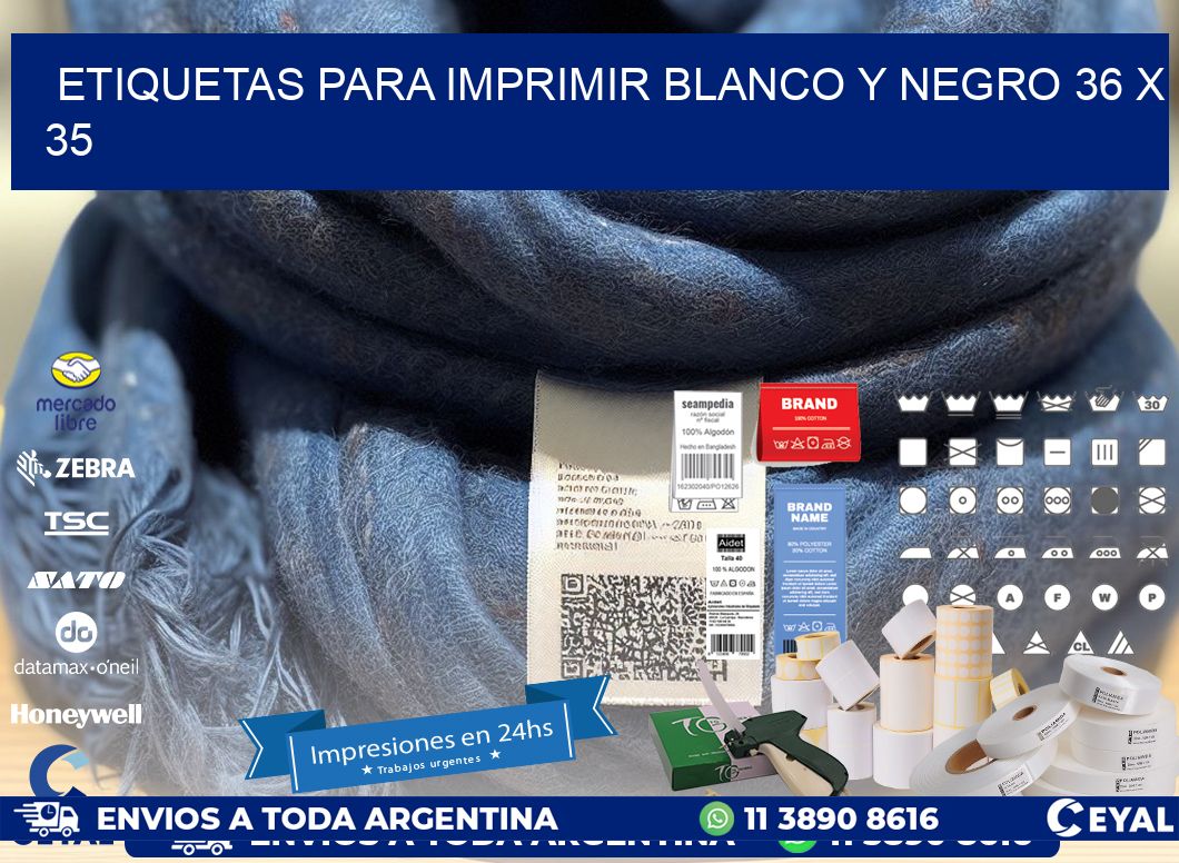 etiquetas para imprimir blanco y negro 36 x 35