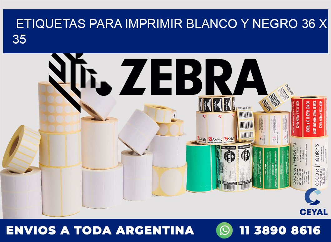 etiquetas para imprimir blanco y negro 36 x 35