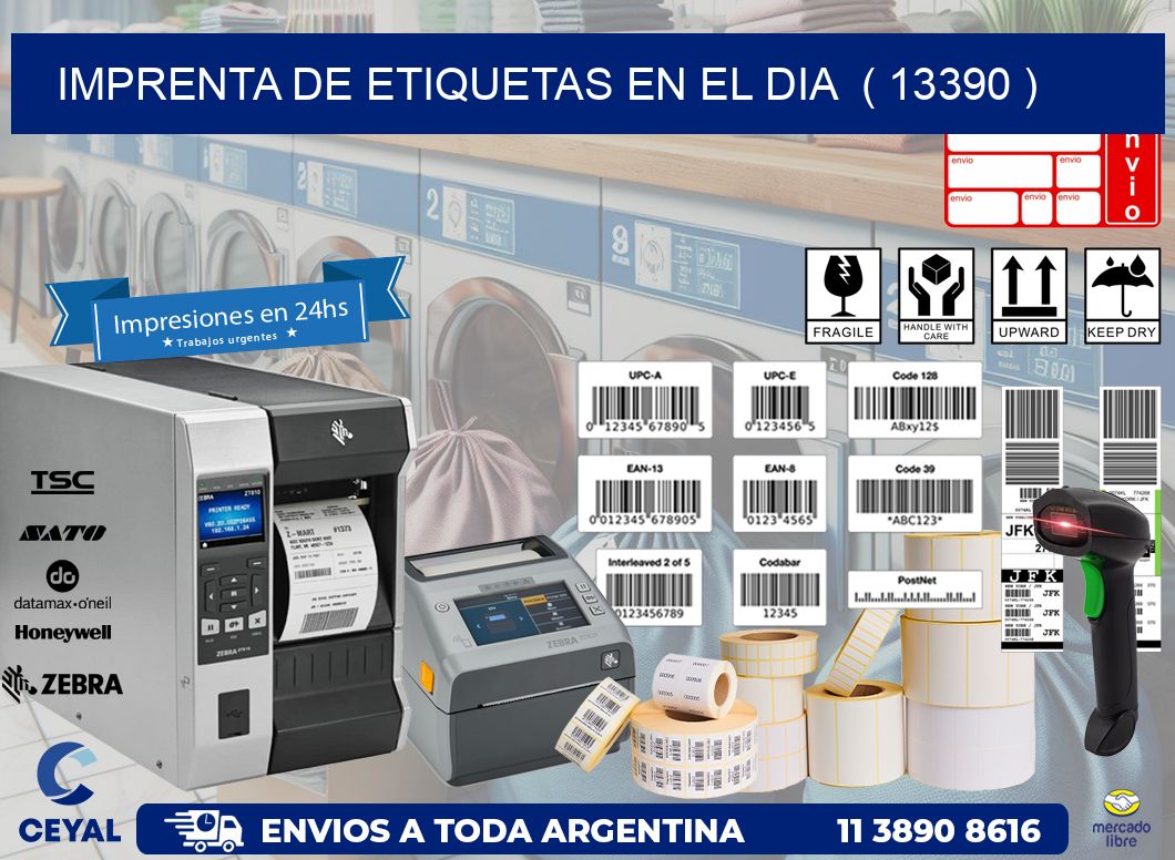 imprenta de etiquetas en el dia  ( 13390 )