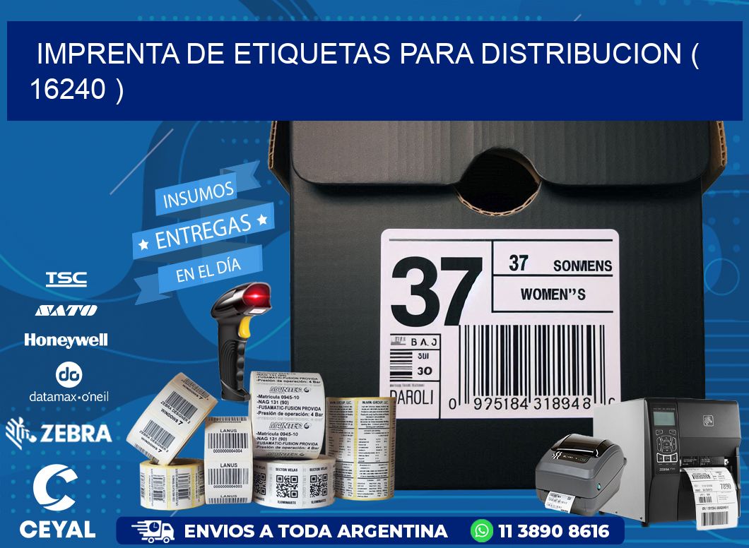 imprenta de etiquetas para distribucion ( 16240 )