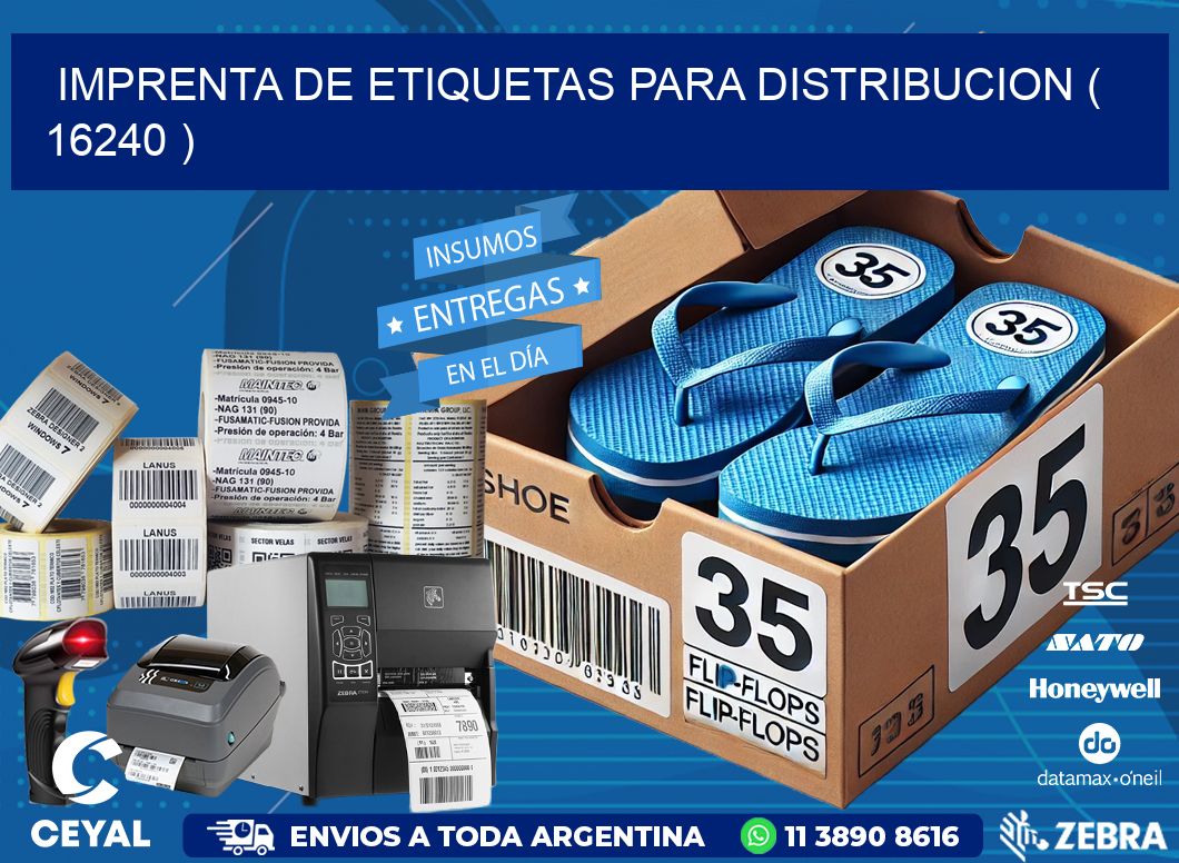 imprenta de etiquetas para distribucion ( 16240 )