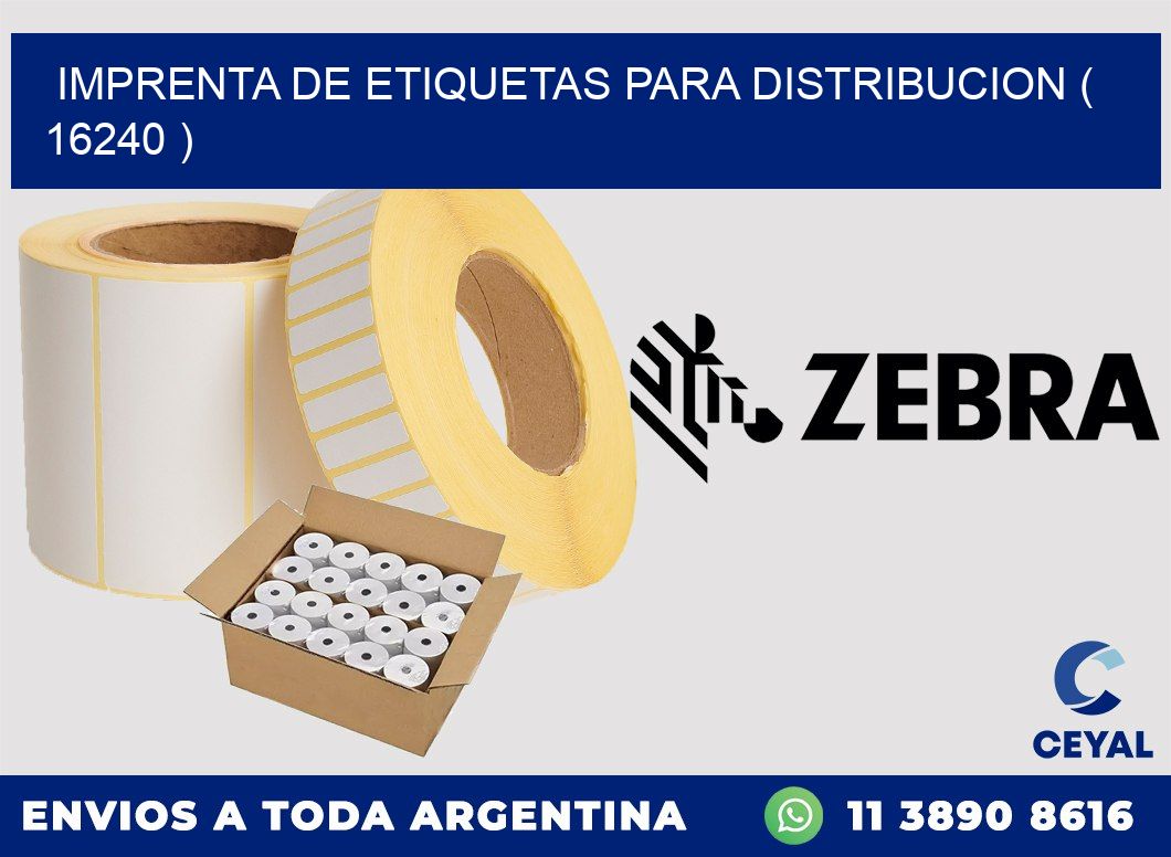 imprenta de etiquetas para distribucion ( 16240 )