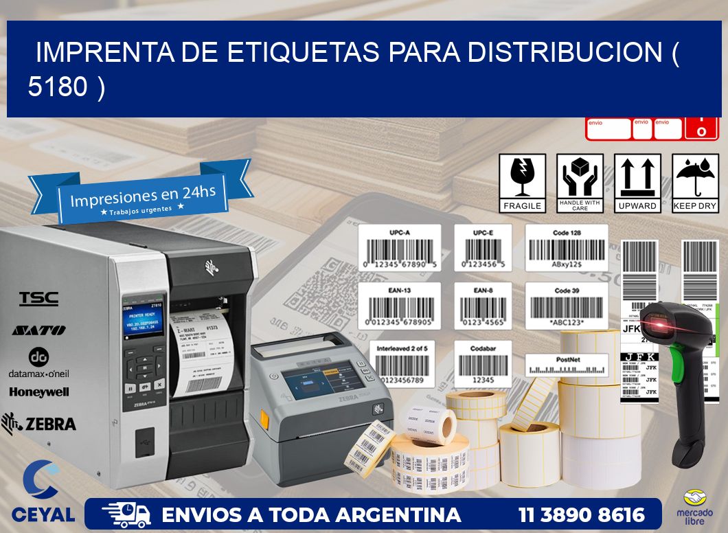 imprenta de etiquetas para distribucion ( 5180 )