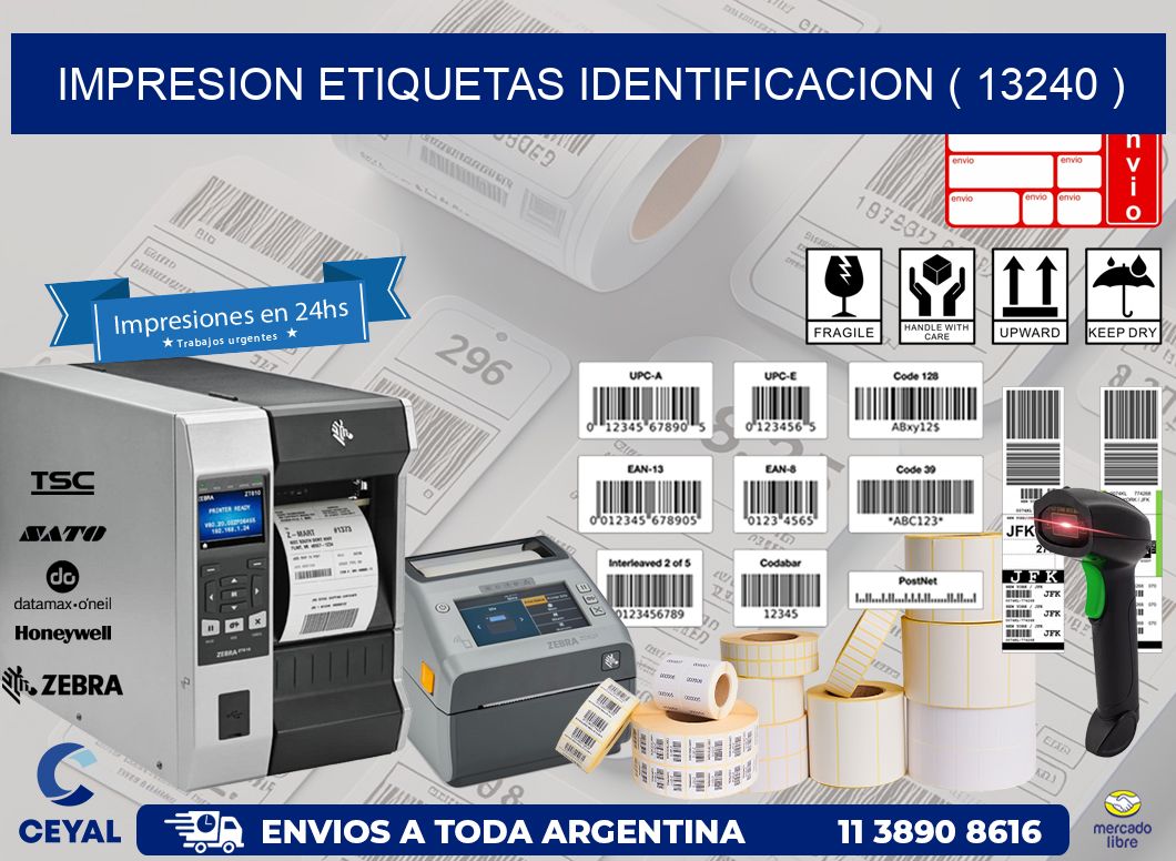 impresion etiquetas identificacion ( 13240 )