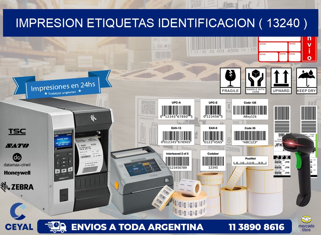 impresion etiquetas identificacion ( 13240 )