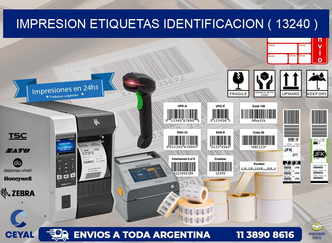 impresion etiquetas identificacion ( 13240 )