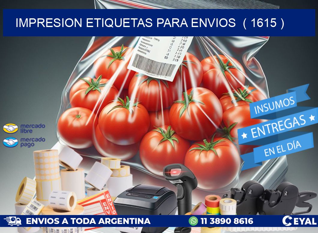 impresion etiquetas para envios  ( 1615 )