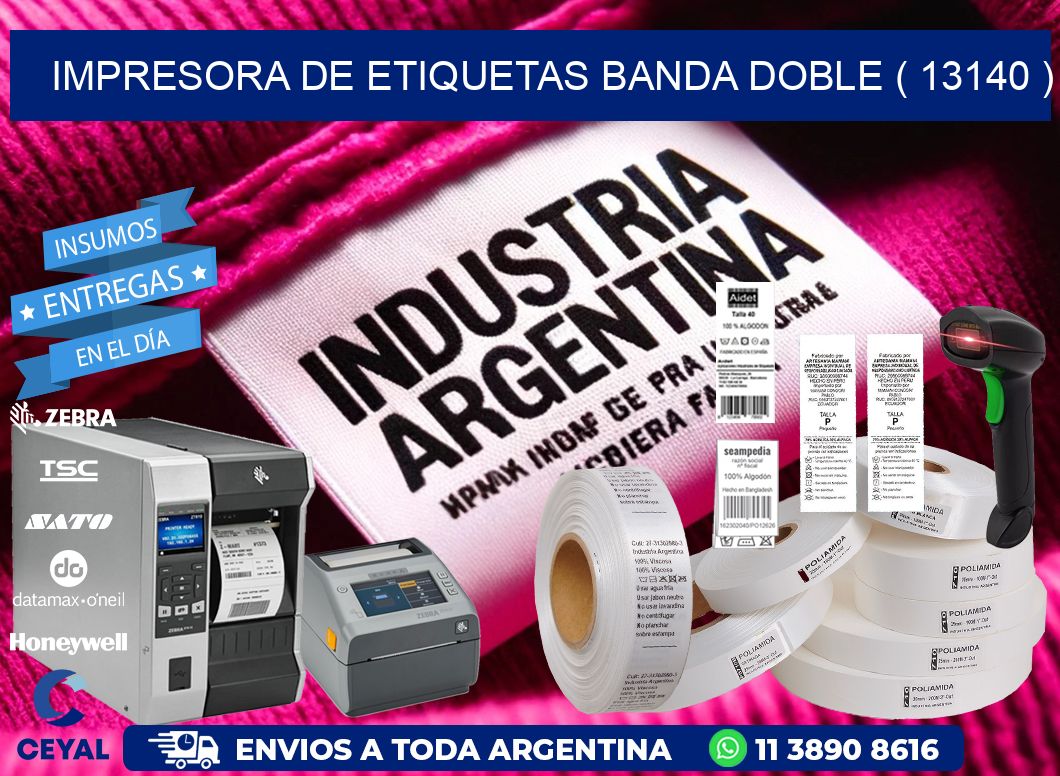 impresora de etiquetas banda doble ( 13140 )