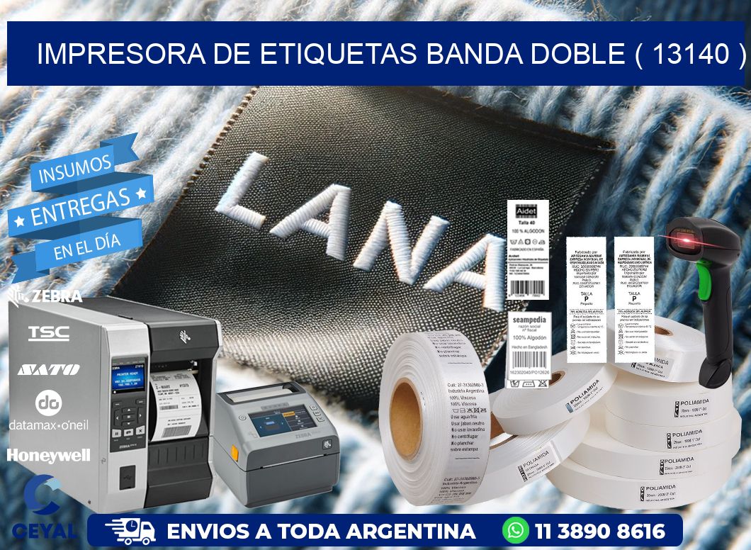 impresora de etiquetas banda doble ( 13140 )