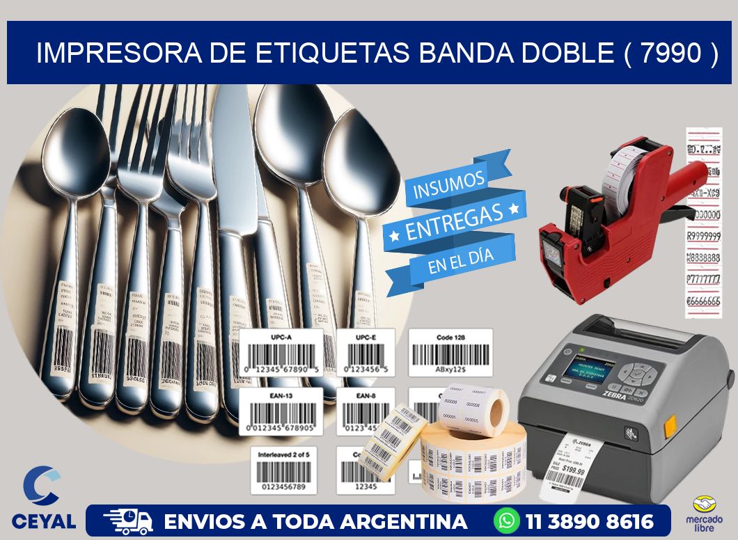 impresora de etiquetas banda doble ( 7990 )