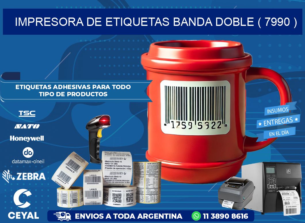 impresora de etiquetas banda doble ( 7990 )