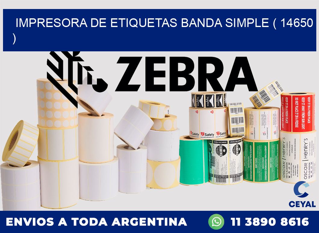 impresora de etiquetas banda simple ( 14650 )