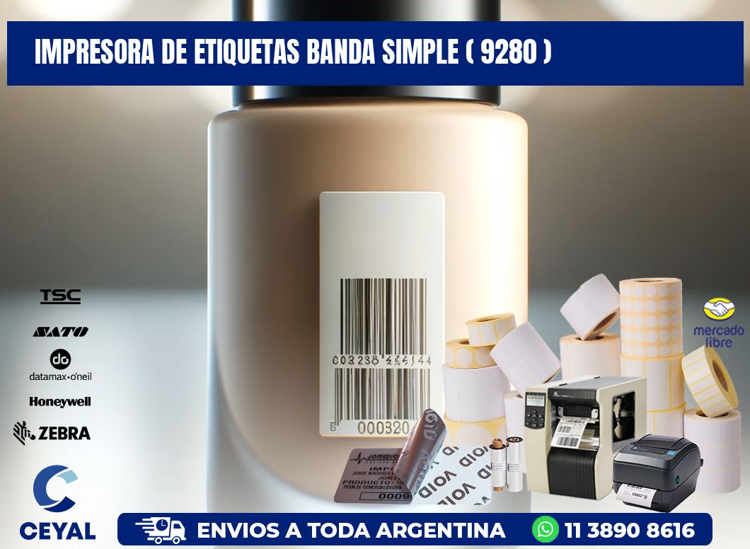 impresora de etiquetas banda simple ( 9280 )