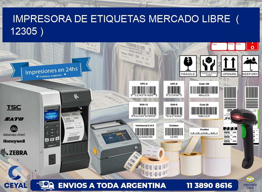 impresora de etiquetas mercado libre  ( 12305 )