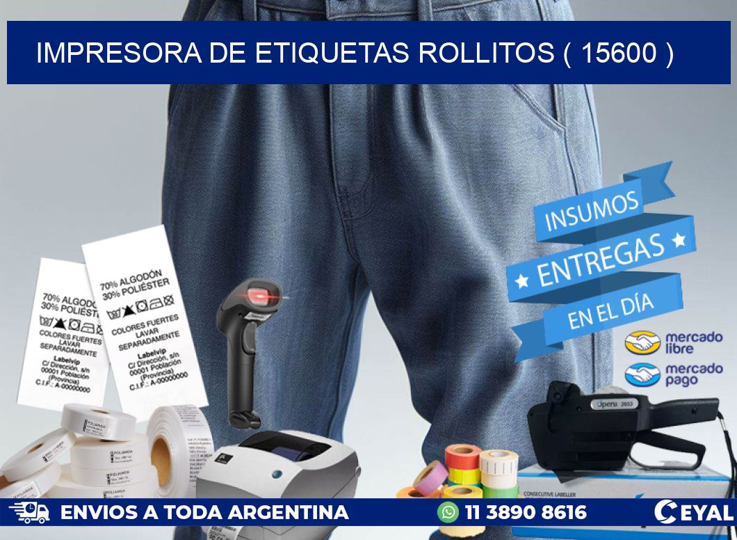 impresora de etiquetas rollitos ( 15600 )
