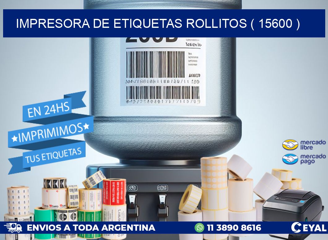 impresora de etiquetas rollitos ( 15600 )