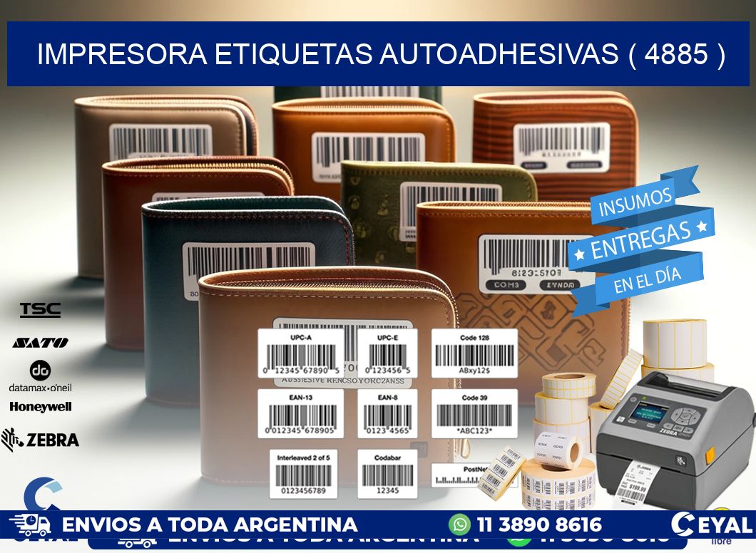 impresora etiquetas autoadhesivas ( 4885 )