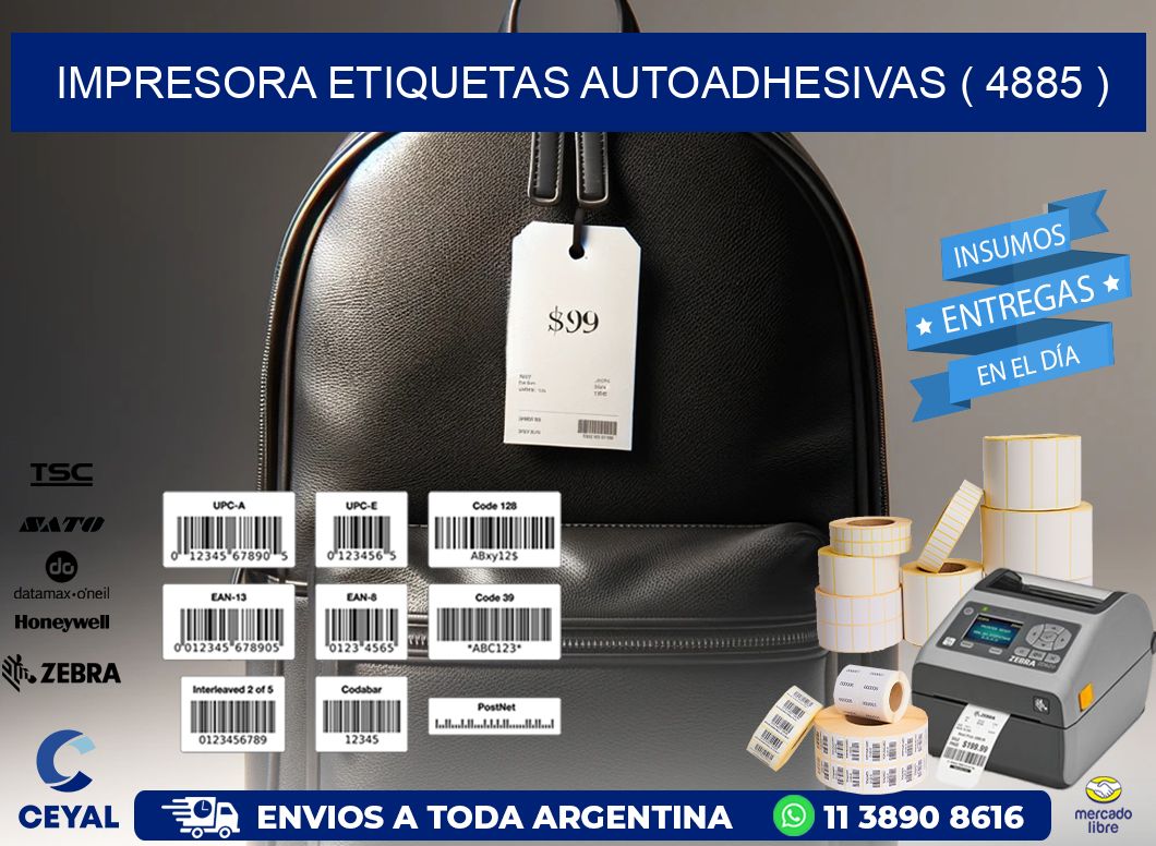 impresora etiquetas autoadhesivas ( 4885 )