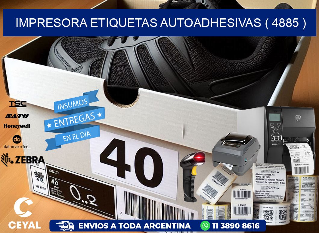 impresora etiquetas autoadhesivas ( 4885 )