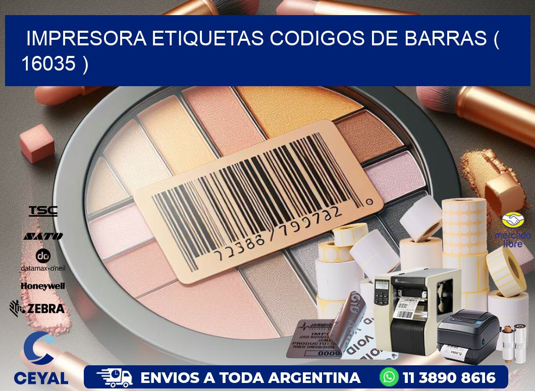 impresora etiquetas codigos de barras ( 16035 )