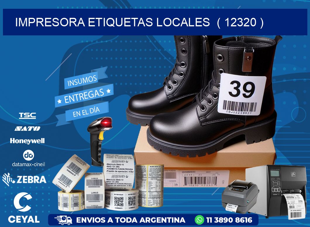 impresora etiquetas locales  ( 12320 )