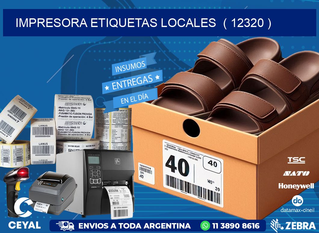impresora etiquetas locales  ( 12320 )