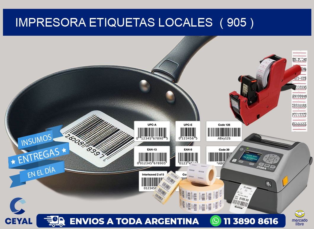 impresora etiquetas locales  ( 905 )