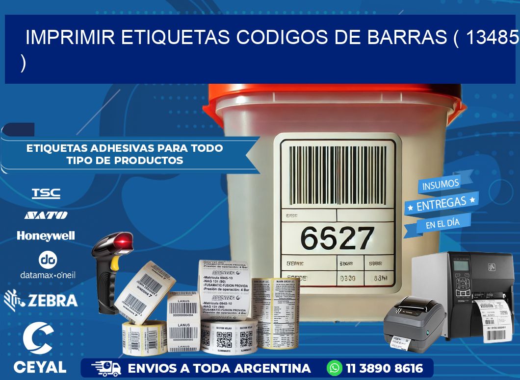 imprimir etiquetas codigos de barras ( 13485 )