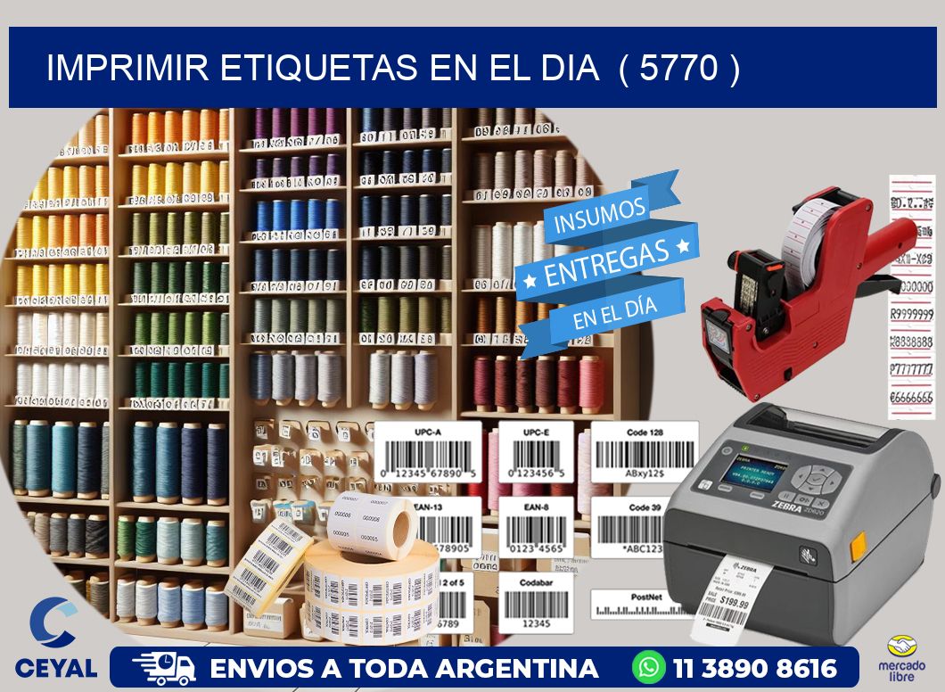 imprimir etiquetas en el dia  ( 5770 )