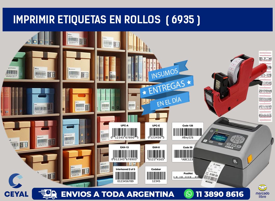 imprimir etiquetas en rollos  ( 6935 )
