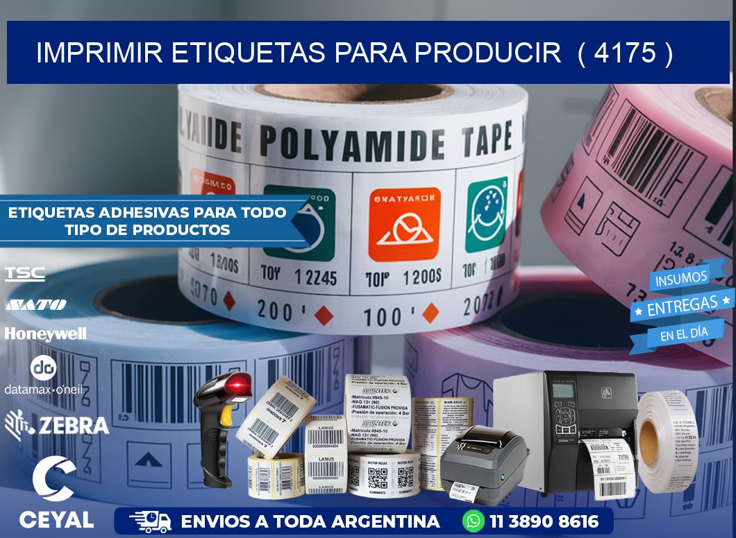 imprimir etiquetas para producir  ( 4175 )